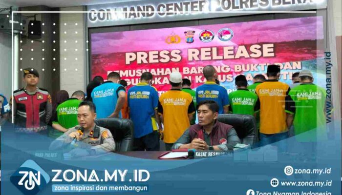 Enam Kasus Narkoba Terungkap di Berau, Polisi Sita Lebih dari Satu Kilogram Sabu