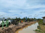 Dukung Distribusi Padi, TNI Bangun Jalan Sepanjang 3.500 Meter di Bulungan