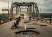 Rawan Kecelakaan, Warga Desak Perbaikan Cepat Jembatan Gunung Tabur Sebelum Arus Mudik