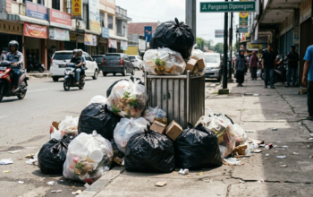 Fasilitas Publik Disalahgunakan: Sampah Rumah Tangga Meluap di Trotoar Jl. Diponegoro 4 f904fef8 1772109438236