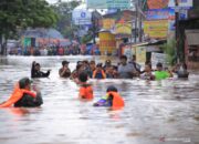 Banjir Kepung Tangerang, Ketinggian Air Capai 1 Meter, Ratusan Rumah Terendam