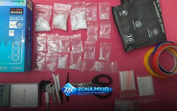 Satresnarkoba Berau Ringkus Dua Pengedar, Sabu 27,28 Gram Jadi Barang Bukti