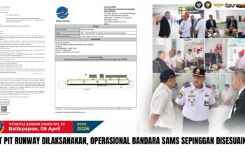 Perbaikan Runway Sepinggan Picu Pembatalan dan Penjadwalan Ulang Penerbangan