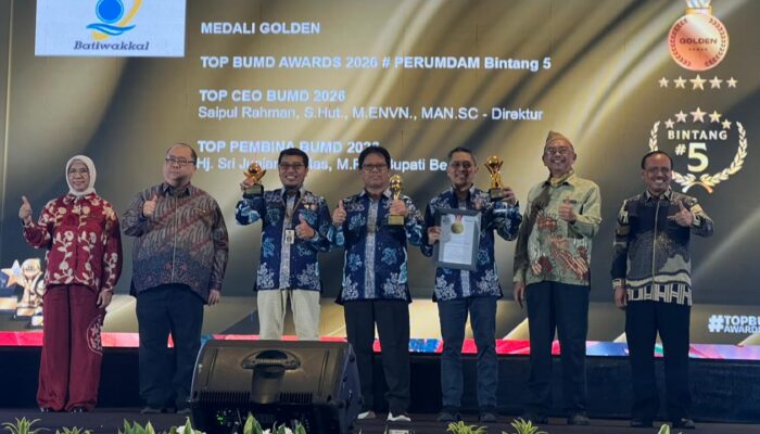 Batiwakkal Berau Sabet TOP BUMD Bintang 5, Saipul Rahman Raih TOP CEO 2026