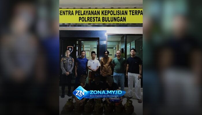 Tutup CCTV Demi Curi Tabung Gas, Tiga Pemuda di Tanjung Selor diamankan Polisi