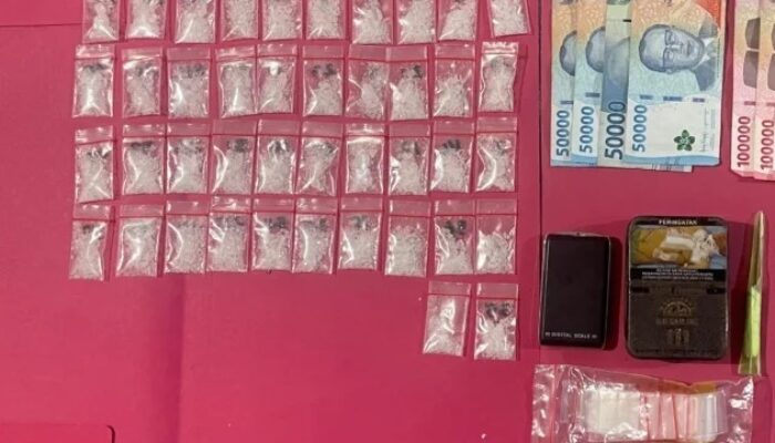 Polisi Bongkar Peredaran Sabu di Kukar, Pria 48 Tahun Ditangkap dengan 42 Paket Narkotika Siap Edar