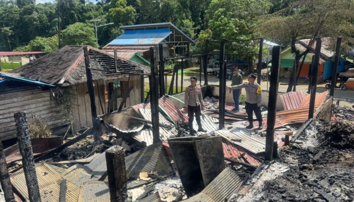 Dilalap Api Saat Warga Terlelap, Rumah dan Warung di Biatan Hangus, Kerugian Capai Rp150 Juta