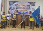 Lepas Kontingen PWI Bulungan ke Porwada II Kaltara, Syarwani Optimistis Ukir Prestasi