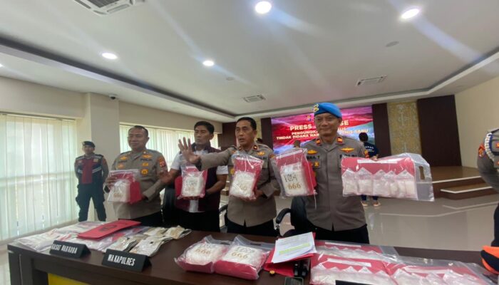 Polres Berau Bongkar Jaringan Narkoba Besar, 8,09 Kg Sabu Disita dari Dua Kasus dan Diduga Dikendalikan Napi Lapas
