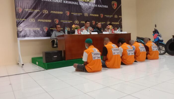 Polda Kaltara Kaltara Amankan Pelaku 3C Yang Meresahkan Masyarakat,  58 Kasus di Ungkap Januari hingga Mei