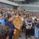 Tampilkan Ritual Suku Bulusu, Masyarakat Sekatak Datangi Kantor Gubernur Kaltara Minta Kepastian Pengaktifan Tambang