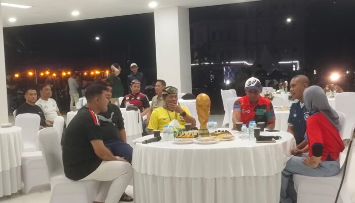 Demam Piala Dunia 2026 Menggema di Kaltara, Nobar Perdana Diserbu Warga dan Dongkrak UMKM