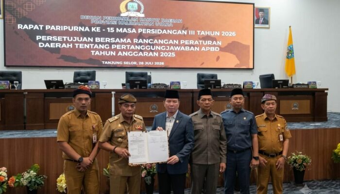 Raperda Pertanggungjawaban APBD 2025 Disepakati, Gubernur Kaltara Genjot Tindak Lanjut Temuan BPK