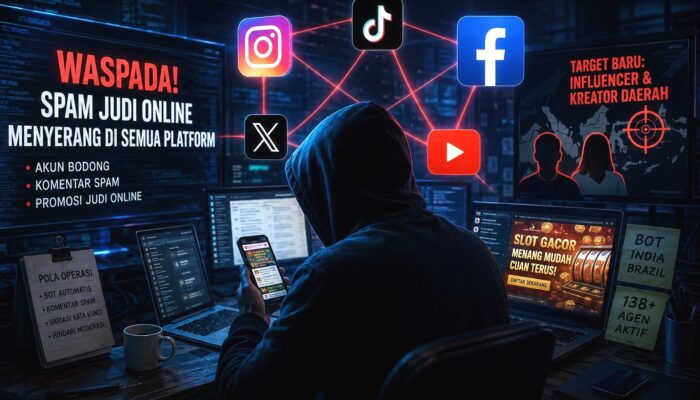 Komdigi Ungkap Modus Baru Spam Judi Online, Kini Serang Influencer Daerah di Berbagai Platform