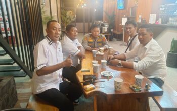 Rakorda PSI Berau Dikawal Ketat, Kapolsek Tanjung Redeb Pastikan Kegiatan Berjalan Aman dan Tertib
