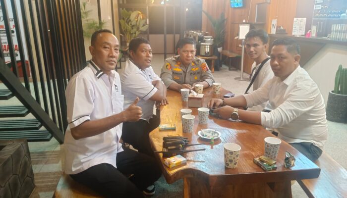 Rakorda PSI Berau Dikawal Ketat, Kapolsek Tanjung Redeb Pastikan Kegiatan Berjalan Aman dan Tertib