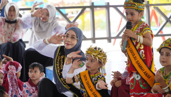 Hangat Bersama Anak PAUD, Sri Juniarsih Tegaskan Pendidikan Usia Dini Fondasi Masa Depan Berau