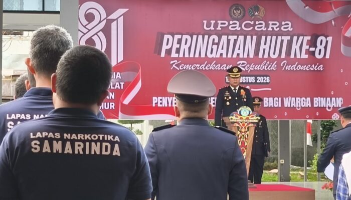 Remisi Kemerdekaan 2026 di Lapas Narkotika Samarinda, 724 Napi Dapat Pengurangan Hukuman dan 7 Bebas