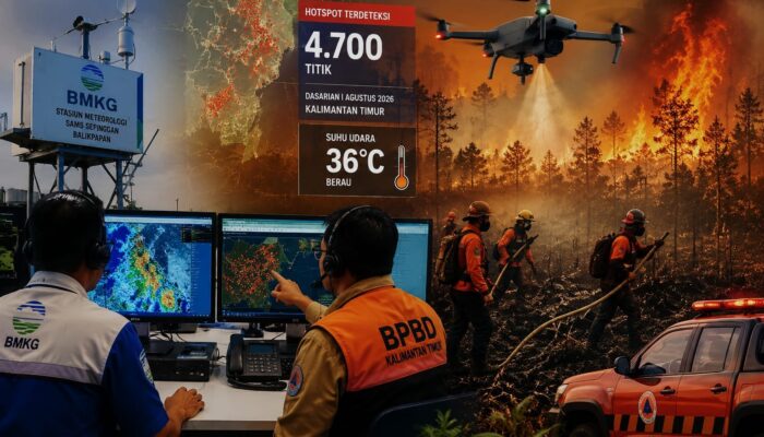 4.700 Hotspot Terdeteksi di Kaltim, BMKG dan BPBD Perkuat Antisipasi El Niño serta Karhutla