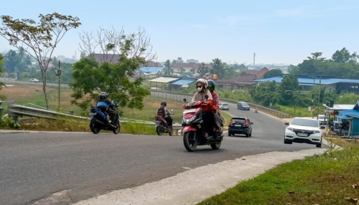 Kabut Asap Makin Pekat di Tanjung Selor, Warga Keluhkan Jarak Pandang dan Gangguan Pernapasan