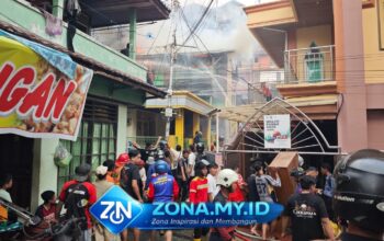 Kebakaran di Samarinda Hanguskan 12 Rumah, Satu Warga Alami Luka Bakar