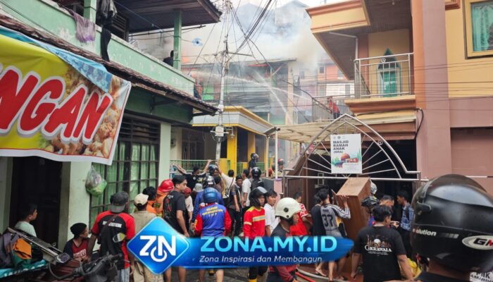 Kebakaran di Samarinda Hanguskan 12 Rumah, Satu Warga Alami Luka Bakar