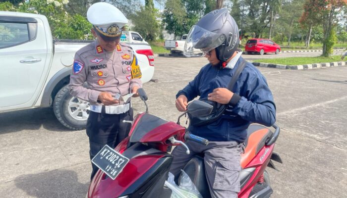 Operasi Patuh Mahakam Dimulai, Pengendara di Berau Diingatkan Lengkapi Surat dan Kendaraan