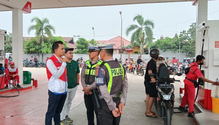 Pertamina dan Polisi Sidak SPBU Berau, Pengawasan Pertalite Diperketat